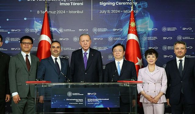 Cumhurbaşkanı Erdoğan, BYD yönetimi ile görüştü