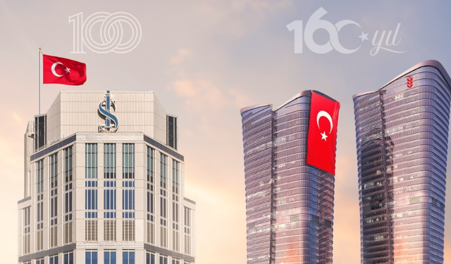 Ziraat Bankası ve İş Bankası arasında esprili 100. yıl kutlaması